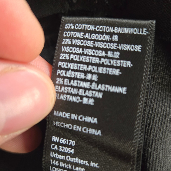 We the Free Black Pull On Elastic Waist Flare Wide Leg Stretch Jeans Size 27 - Picture 6 of 8